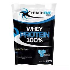 Imagem de Whey Protein 100% - Healthtime (2,1Kg) - Morango