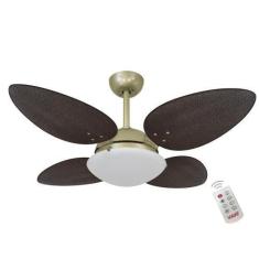 Imagem de Ventilador Premium Tabaco 220V E Controle Remoto - Volare