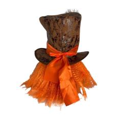 Imagem de Fantasia Cartola Chapeleiro com Peruca Laranja Cosplay