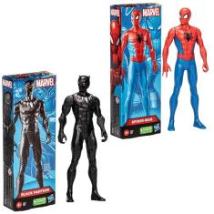 Imagem de Bonecos Super Heróis Homem Aranha e Pantera Negra Expression