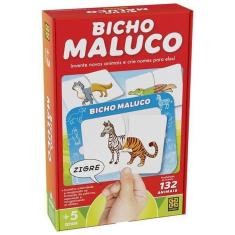 Imagem de Jogo Brinquedo Infantil Bicho Maluco Tabuleiro Com Cartelas