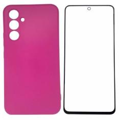 Imagem de Capa Case Galaxy A34 + Película de vidro 3D - Boreal , Vinho 