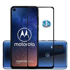 Imagem de Película De Vidro 3d Motorola Moto One Vision Tela 6,3 Pol - Yellow Le