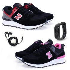 Imagem de Kit 2 Tênis Masculino + Relógio Digital + Fone de Ouvido-Masculino