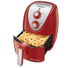 Imagem de Fritadeira Sem óleo Air Fryer 5l, Mondial, Vermelho/inox 220v