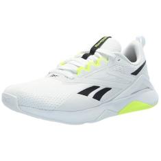 Imagem de Reebok Tênis masculino Nanoflex Trail 2, Pouco cinza/preto/limão digital, 42