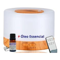 Imagem de Umidificador De Ar Ultrassonico Com 1 Óleo Essencial Lavanda - Holdmay
