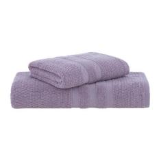 Imagem de Jogo Toalhas Banho Buddemeyer 2p Vanilla Lilás 1628
