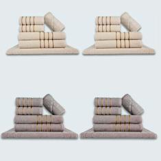 Imagem de Jogo De Toalhas 24 Pçs Coleção Dubai 100% Algodão Bg + cz