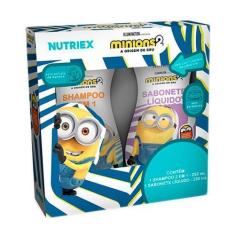 Imagem de Kit Shampoo 2 em 1 Minions e Sabonete Líquido Minions 250ml Cada - Nut