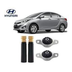 Imagem de 2 Kit Coxim Batente Coifa Amortecedor Traseiro Hb20s 2012 2013 2014