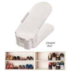 Imagem de Kit 50 Organizadores De Sapato, Saltos E Tênis Com Regulagem De Altura