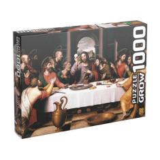 Imagem de Quebra-Cabeça 1000 Peças Puzzles Santa Ceia - Grow