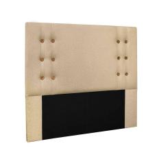 Imagem de Cabeceira Cama Box Queen 160 cm Genova Linho Dourado S04 - D`Rossi