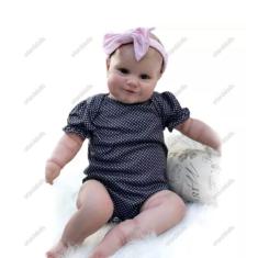 Imagem de Boneca Reborn Genérica Hiper Realista de 60 cm com acessórios