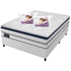 Imagem de Cama Box Casal (Box + Colchão) Gazin de Mola - Ensacada 59cm de Altura
