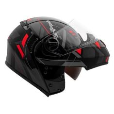 Imagem de Capacete Articulado Robocop Peels U-RB2 Dynamic Vermelho, Preto Vermel