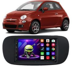 Imagem de Kit Central Multimídia Android Fiat 500 2010 2011 2012 2013 2014 2015 