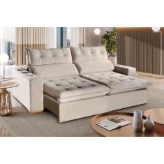 Imagem de Sofá Retratil Belo Horizonte Bege Claro - Versa Estofados