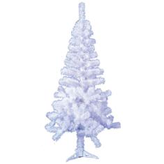 Imagem de Arvore De Natal Branca Com 320 Galhos E Pe De Plastico 1,80M