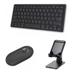 Imagem de Teclado E Mouse Bluetooth + Sup Para Tablet Amazon Fire Hd10 - Skin Za