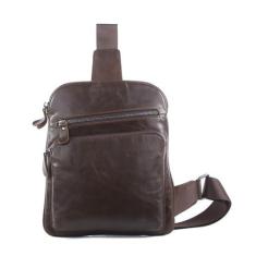 Imagem de Bolsa tiracolo masculina de couro genuíno para homens, bolsa mensageiro pequena, bolsa de mão de couro, a