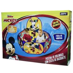Imagem de Piscina De Bolinhas Com Cesta Mickey Mouse Zippy Toys