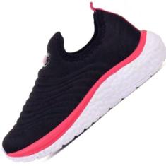 Imagem de Tênis Infantil Casual Slip On Menina Via Vip Juvenil VV9503