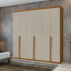 Imagem de Guarda Roupa Casal Alonzo 6 Portas 4 Gavetas Off White