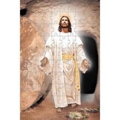 Imagem de Quebra-Cabeça Jesus Ressureição 120 Peças