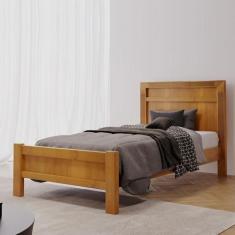 Imagem de Cama Solteiro Madeira Maciça - Esmeralda - Josandro Móveis