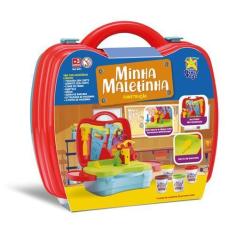 Imagem de Maletinha De Construção Com 4 Potes De Massinha - Divertoys