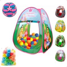 Imagem de Toca Barraca Infantil Bolinhas Bola Brinquedo Praia - Dmtoys