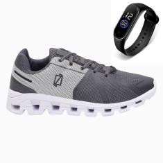 Imagem de Tênis Masculino Legacy Fit Para Academia Caminhada Esportivo Com Relógio-Masculino