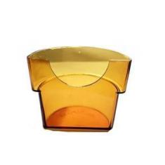 Imagem de Comedouro Meia Lua Base - /Cristal/Ambar/Inquebravel- Animalplast 60ml - Conj. c/ 50und.
