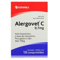 Imagem de Alergovet C 0,7mg - 10 Comprimidos