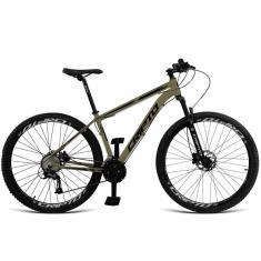 Imagem de Bicicleta Aro 29 Cripto 24v Shimano Fr. Hidraulico-trava-k7 - 21" Verde Militar-preto