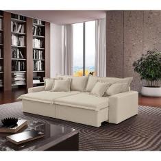 Imagem de Sofá Montreal Linho 02 Módulos De 90cm B25cm Meu Sofá Online A302 Linho Branco