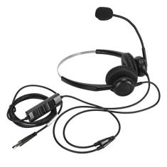 Imagem de Fone de Ouvido Empresarial, Proteção Auditiva, Fone de Ouvido Binaural, Almofadas Macias, Faixa de Cabeça Ajustável Com Cancelamento de Ruído e Microfone para Escritório