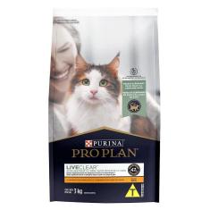 Imagem de Ração Seca Nestlé Purina Pro Plan Live Clear Frango Para Gatos Adultos - 3 Kg