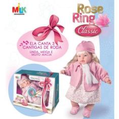 Imagem de Brinquedo Infantil Bebe Rose Boneca Estimula Criatividade - Milk Brinq