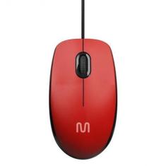 Imagem de Mouse Com Fio Usb Vermelho 1200 Dpi Mo390 - Multi