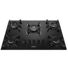 Imagem de Cooktop Itatiaia Electra 5 Bocas Vidro Preto Bivolt 3700000352