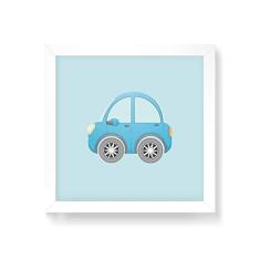 Imagem de Arte Maníacos Quadro Decorativo Carrinho  - 50x50cm (Moldura em laca )