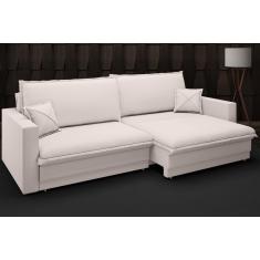 Imagem de Sofá Tango 2,20M Sem Caixa, Retrátil E Reclinável Velosuede Areia - Netsofas