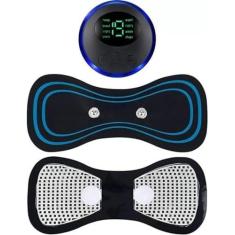 Imagem de Massageador Elétrico Recarregável Mini Portátil Massagem Corporal Cervical Eletroterapia Ems Pescoço Perna Lombar Abdomen