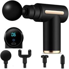 Imagem de Massageador Elétrico Muscular Profissional Display Lcd - Massage Gun