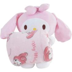 Imagem de Pelúcia com Manta Coral Fleece Turma da Hello Kitty 100x75cm - Bene Ca