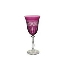 Imagem de Kit 6 Taças Para Vinho Em Cristal Angela 250Ml Violeta
