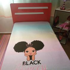 Imagem de Jogo de Cama Colcha e Fronha Black Princess - Preta Pretin